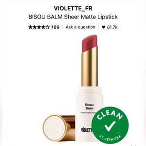 Bisou Balm Sheer Matte Lipstick